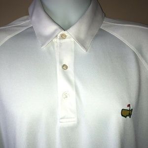 Men’s Masters Performance Golf White Polo Shirt